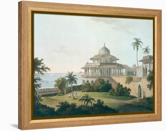 Chalees Satoon, Fort of Allahabad, River Jumna, c.1795-Thomas & William Daniell-Framed Premier Image Canvas