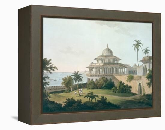 Chalees Satoon, Fort of Allahabad, River Jumna, c.1795-Thomas & William Daniell-Framed Premier Image Canvas