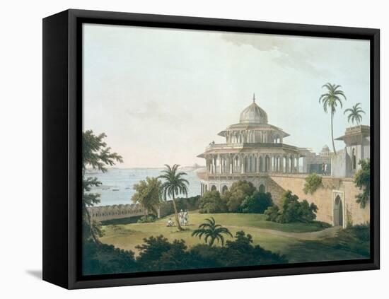 Chalees Satoon, Fort of Allahabad, River Jumna, c.1795-Thomas & William Daniell-Framed Premier Image Canvas