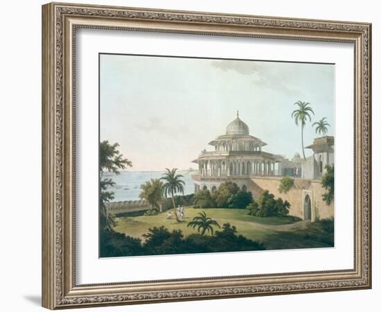 Chalees Satoon, Fort of Allahabad, River Jumna, c.1795-Thomas & William Daniell-Framed Giclee Print