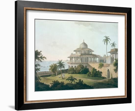 Chalees Satoon, Fort of Allahabad, River Jumna, c.1795-Thomas & William Daniell-Framed Giclee Print