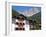 Chalet Balconies, Ciampedel, Fassa Valley, Trento Province, Trentino-Alto Adige/South Tyrol, Italy-Frank Fell-Framed Photographic Print