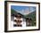 Chalet Balconies, Ciampedel, Fassa Valley, Trento Province, Trentino-Alto Adige/South Tyrol, Italy-Frank Fell-Framed Photographic Print