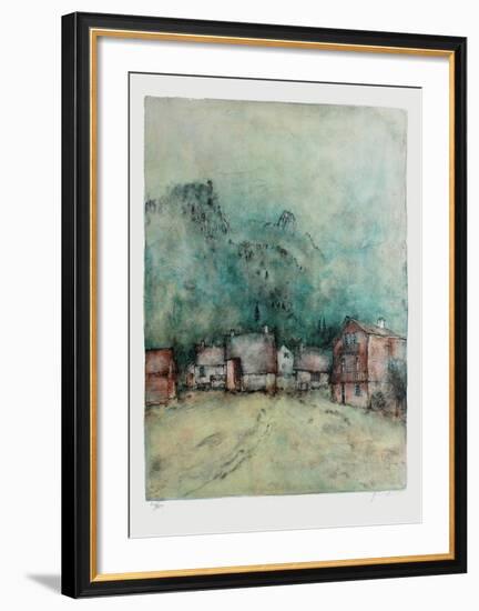 Chalet D'Alpage-Bernard Gantner-Framed Limited Edition