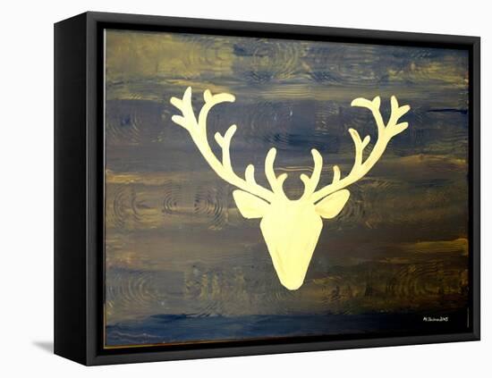 Chalet Style Gold Deer Antler-Markus Bleichner-Framed Stretched Canvas