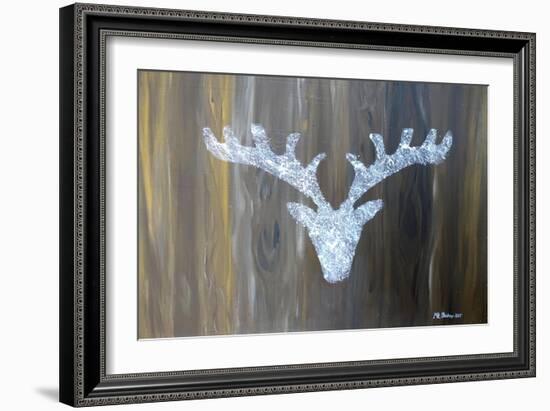 Chalet Style Silver Deer Antler-Markus Bleichner-Framed Art Print