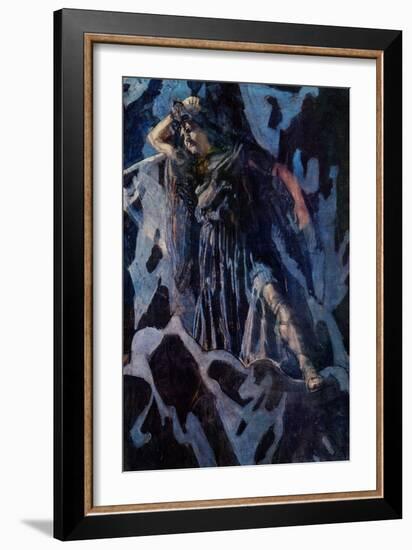 Chaliapin Fyodor in Arrigo Boito's opera 'Mefistofele'-Aleksandr Jakovlevic Golovin-Framed Giclee Print