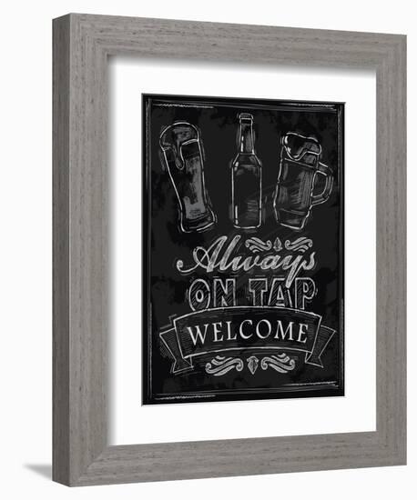 Chalk Beer-bioraven-Framed Premium Giclee Print