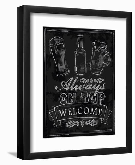 Chalk Beer-bioraven-Framed Premium Giclee Print