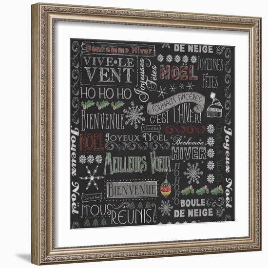 Chalk Christmas F Patt-Fiona Stokes-Gilbert-Framed Giclee Print