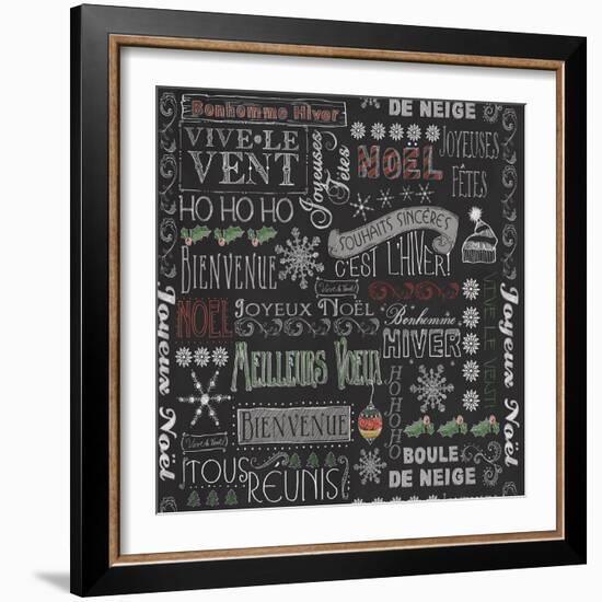 Chalk Christmas F Patt-Fiona Stokes-Gilbert-Framed Giclee Print