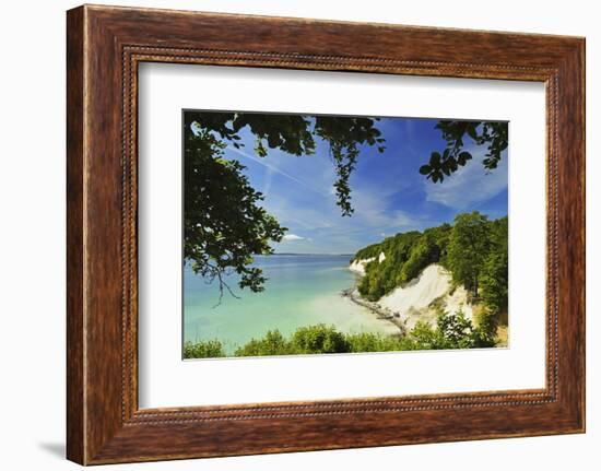 Chalk Cliffs, Jasmund National Park, Ruegen Island, Mecklenburg-Vorpommern, Germany, Europe-Jochen Schlenker-Framed Photographic Print