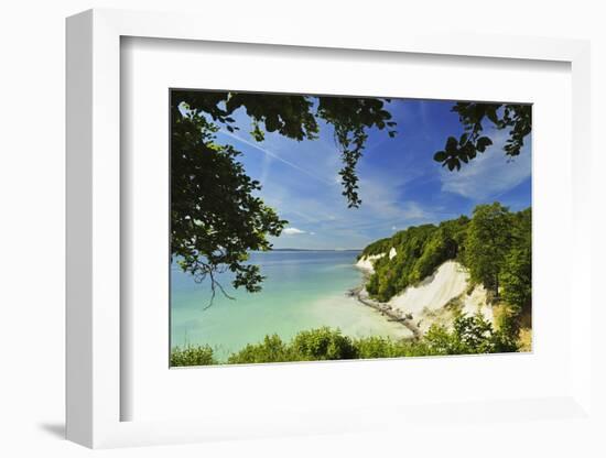 Chalk Cliffs, Jasmund National Park, Ruegen Island, Mecklenburg-Vorpommern, Germany, Europe-Jochen Schlenker-Framed Photographic Print