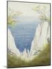 Chalk Cliffs on Rugen, 1825-26-Caspar David Friedrich-Mounted Giclee Print