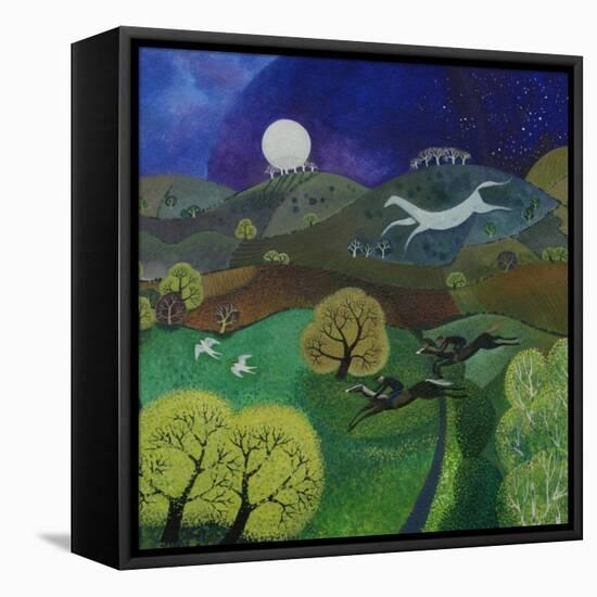 Chalk Horse Hill, 2010-Lisa Graa Jensen-Framed Premier Image Canvas