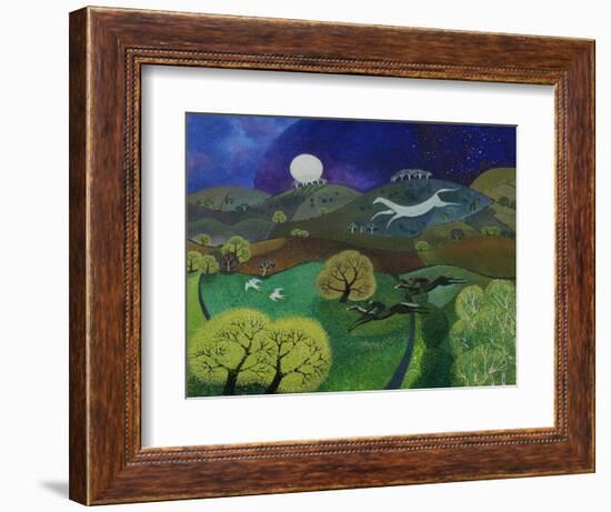 Chalk Horse Hill, 2010-Lisa Graa Jensen-Framed Giclee Print