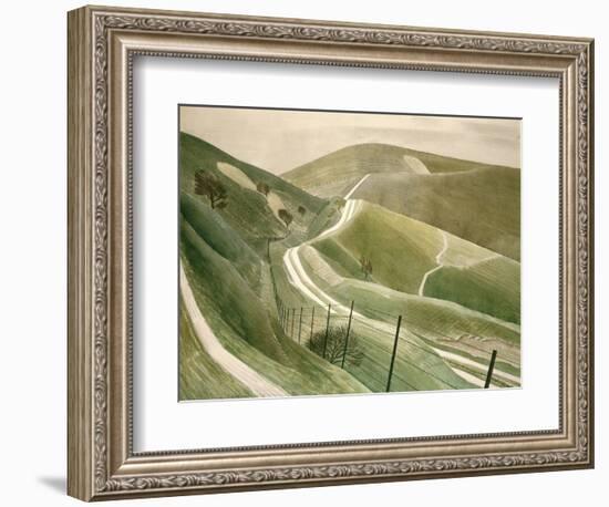 Chalk Paths-Eric Ravilious-Framed Giclee Print