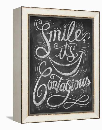 Chalk Smile-Dorothea Taylor-Framed Stretched Canvas