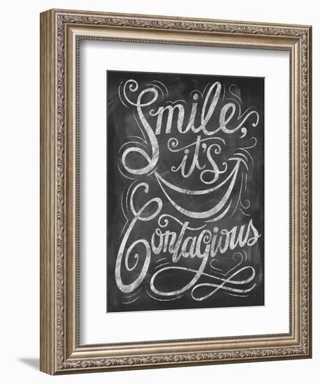 Chalk Smile-Dorothea Taylor-Framed Premium Giclee Print