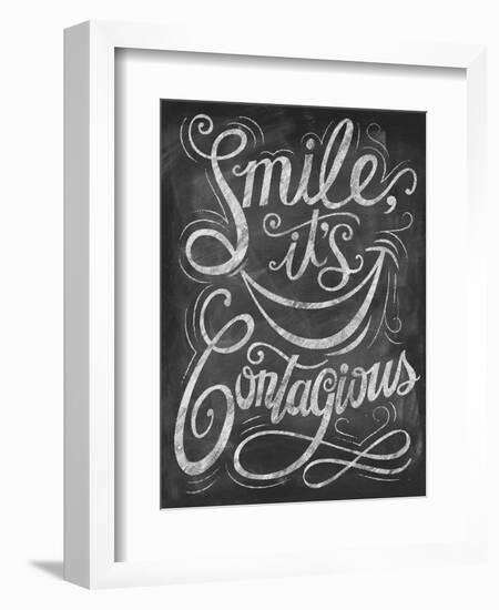 Chalk Smile-Dorothea Taylor-Framed Premium Giclee Print