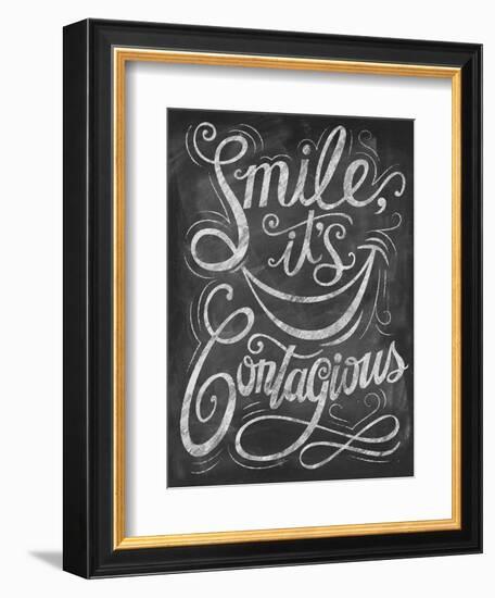 Chalk Smile-Dorothea Taylor-Framed Premium Giclee Print