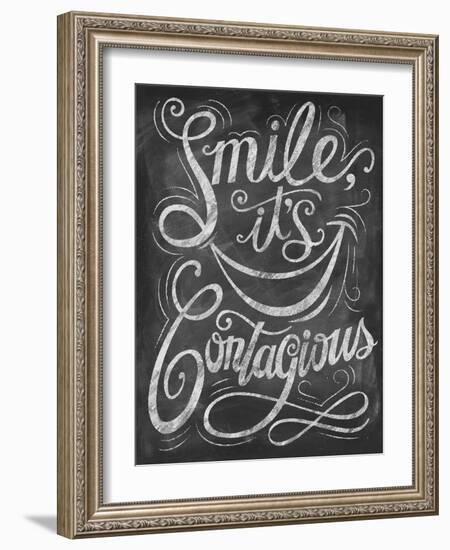 Chalk Smile-Dorothea Taylor-Framed Art Print