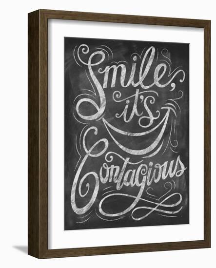 Chalk Smile-Dorothea Taylor-Framed Art Print