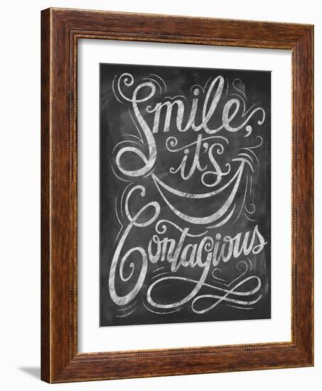 Chalk Smile-Dorothea Taylor-Framed Art Print