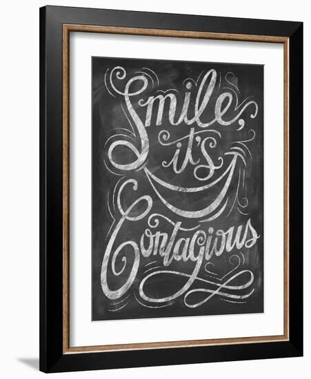 Chalk Smile-Dorothea Taylor-Framed Art Print