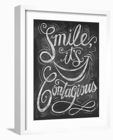 Chalk Smile-Dorothea Taylor-Framed Art Print