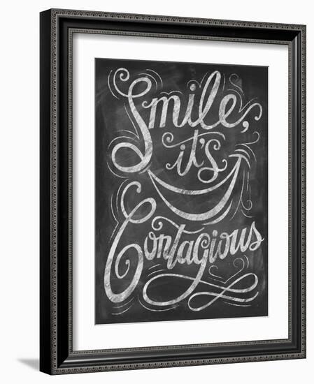 Chalk Smile-Dorothea Taylor-Framed Art Print