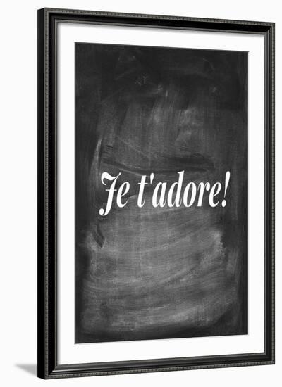 Chalk Type - Amour-Stephanie Monahan-Framed Giclee Print