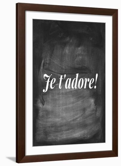 Chalk Type - Amour-Stephanie Monahan-Framed Giclee Print