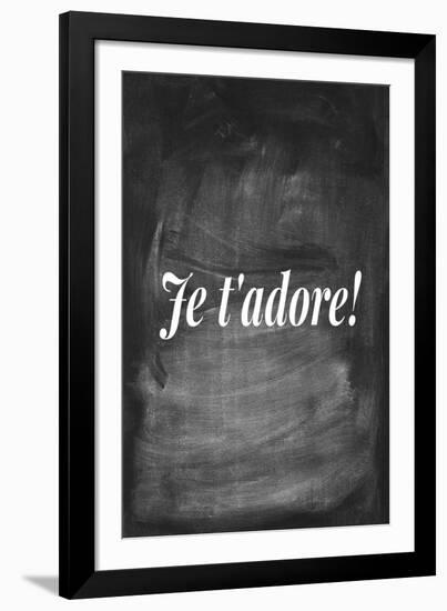 Chalk Type - Amour-Stephanie Monahan-Framed Giclee Print