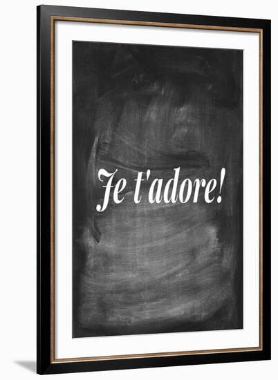 Chalk Type - Amour-Stephanie Monahan-Framed Giclee Print