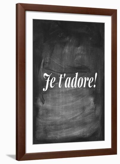 Chalk Type - Amour-Stephanie Monahan-Framed Giclee Print