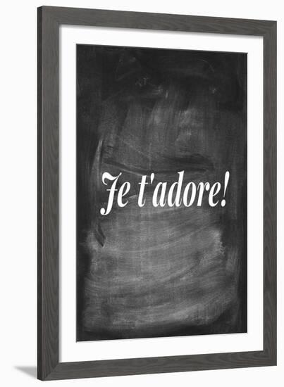 Chalk Type - Amour-Stephanie Monahan-Framed Giclee Print