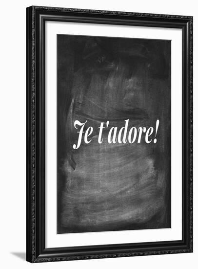 Chalk Type - Amour-Stephanie Monahan-Framed Giclee Print