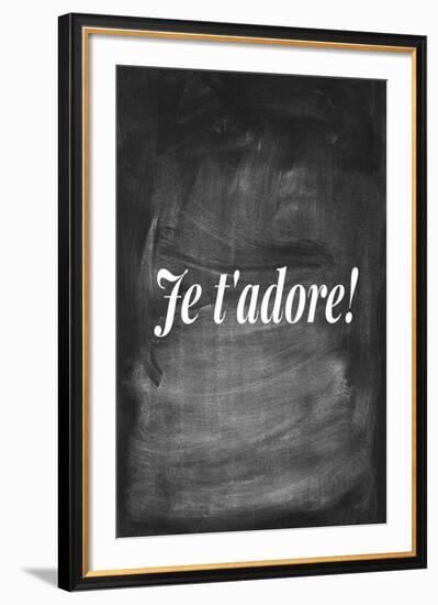 Chalk Type - Amour-Stephanie Monahan-Framed Giclee Print