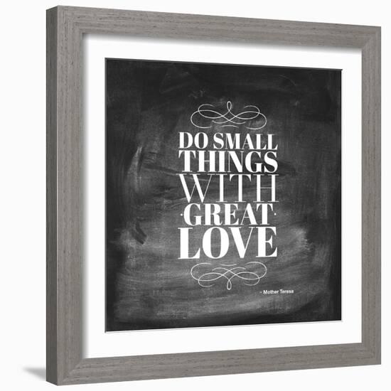 Chalk Type - Great Love-Stephanie Monahan-Framed Giclee Print