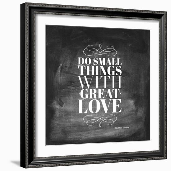 Chalk Type - Great Love-Stephanie Monahan-Framed Giclee Print