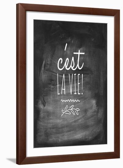 Chalk Type - La Vie-Stephanie Monahan-Framed Giclee Print