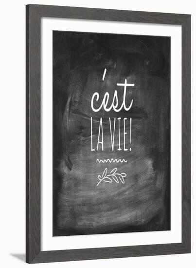 Chalk Type - La Vie-Stephanie Monahan-Framed Giclee Print