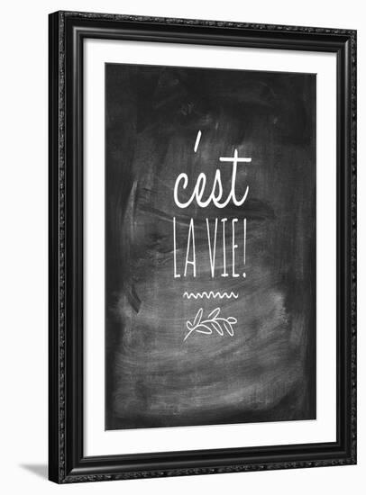 Chalk Type - La Vie-Stephanie Monahan-Framed Giclee Print