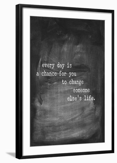 Chalk Type - Life-Stephanie Monahan-Framed Giclee Print