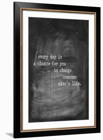 Chalk Type - Life-Stephanie Monahan-Framed Giclee Print