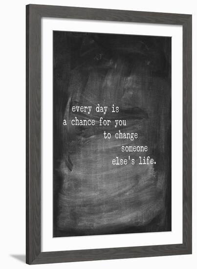 Chalk Type - Life-Stephanie Monahan-Framed Giclee Print
