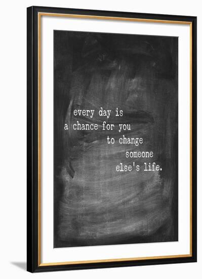 Chalk Type - Life-Stephanie Monahan-Framed Giclee Print