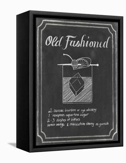 Chalkboard Cocktails I-Grace Popp-Framed Stretched Canvas