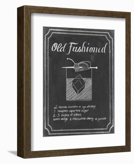 Chalkboard Cocktails I-Grace Popp-Framed Premium Giclee Print